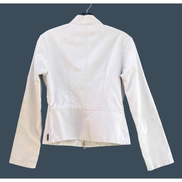 Moncler Women's Size 0 / Small S White fitted Short Jacket - Picture 3 of 16